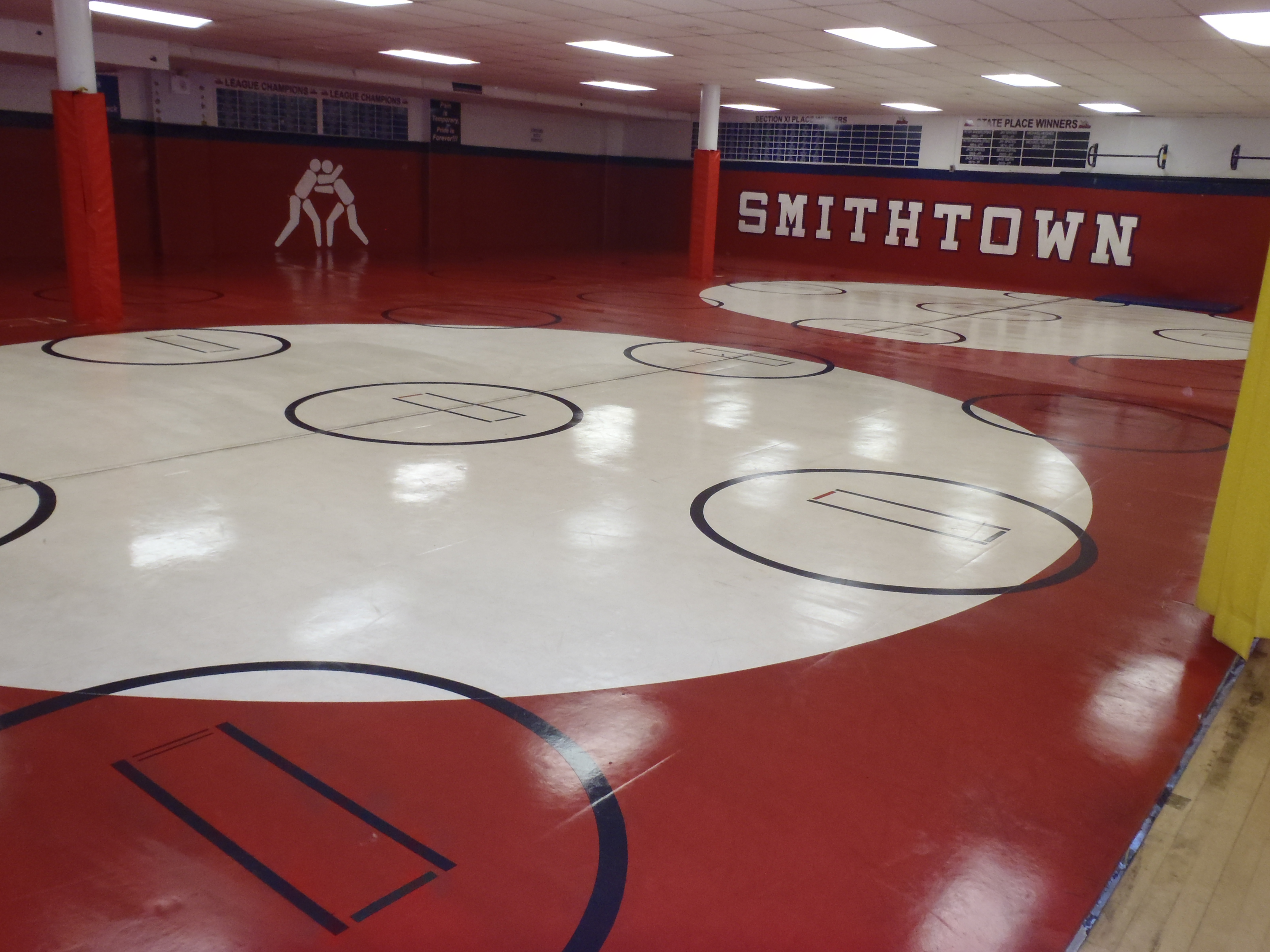 Smithtown wrestling facility after SaniTech antimicrobial cleaning treatment